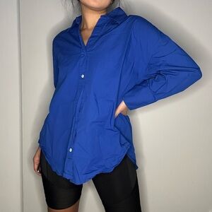 Zara Blue Button Down Shirt